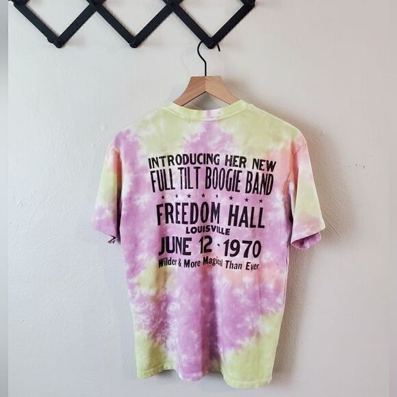 Daydreamer LA Janis Joplin Freedom Hall Tie Dye Weekend Tee Size Extra Small NWT - Picture 9 of 9